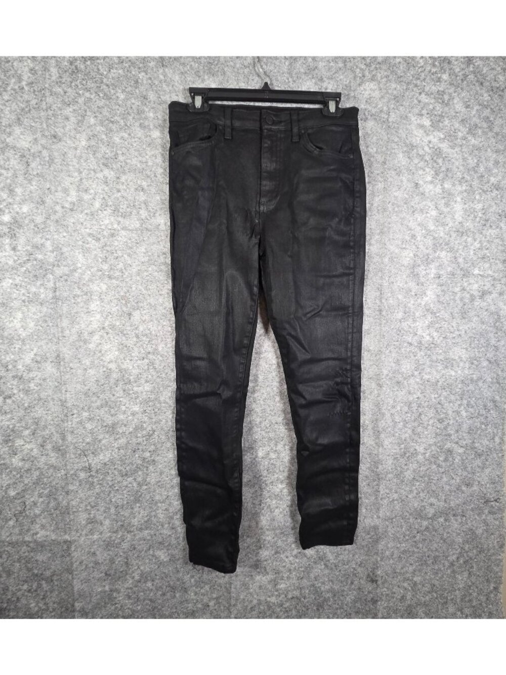 Joe's Women's Straight Leg Slim Fit Denim Jeans Black Size 29 Moto Rocker
